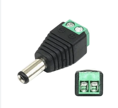 BORNERA DE CONECTORES MACHO DC CAMARA PARA FUENTE DE PODER