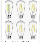 FOCO FILAMRNTO SAFIROTRSNSP . 4W ST64 6500K