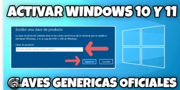 ACTIVACION DE WINDOWS